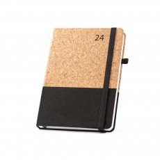 Agenda em cortiça e linho Personalizada para Brinde