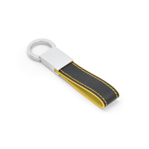 Chaveiro de Couro Com Metal Personalizado Com Nome