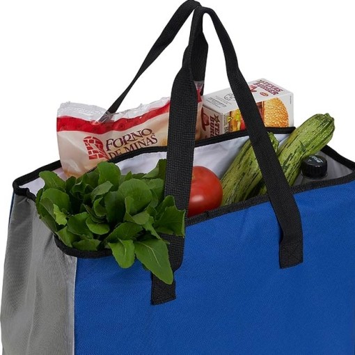 Sacola Poliéster 25L Com Bolso Térmico Personalizada Para Brindes